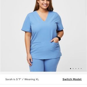 Figs Casma 3 pocket Scrub Top